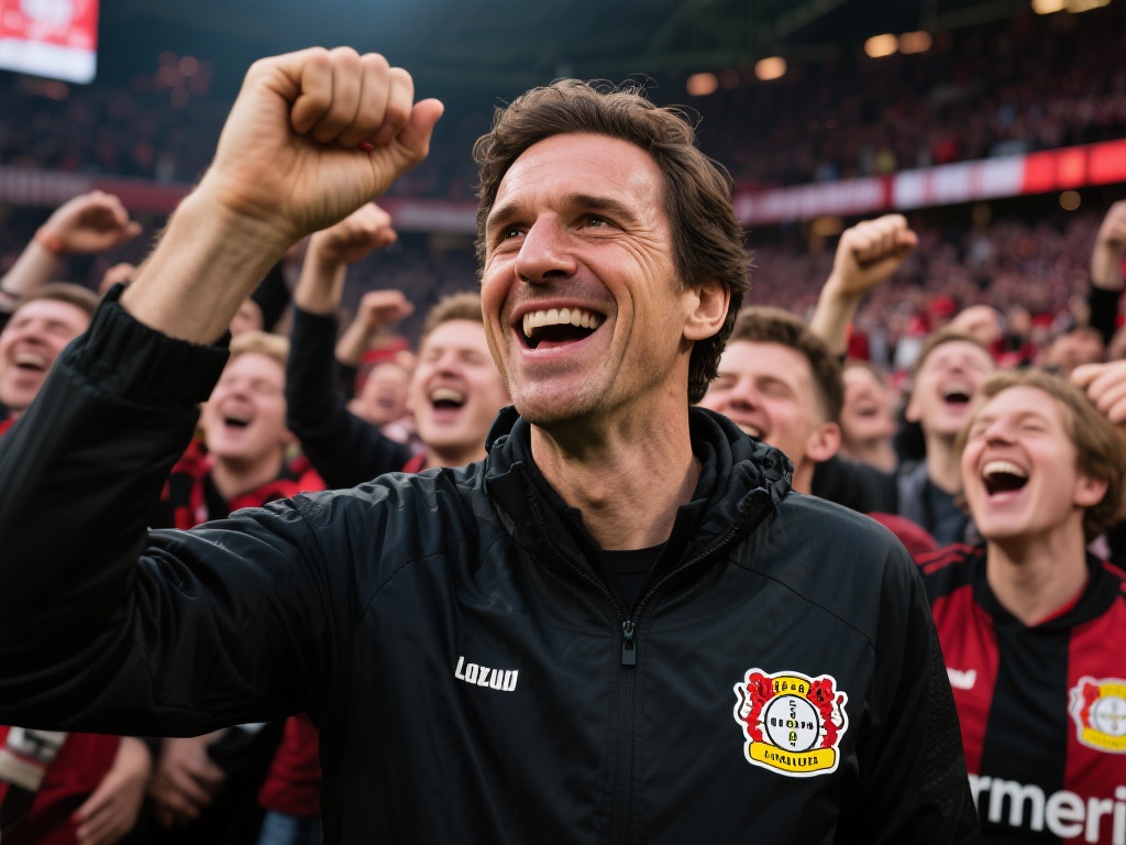 在现场的视频中，阿隆索与球迷们高声合唱，